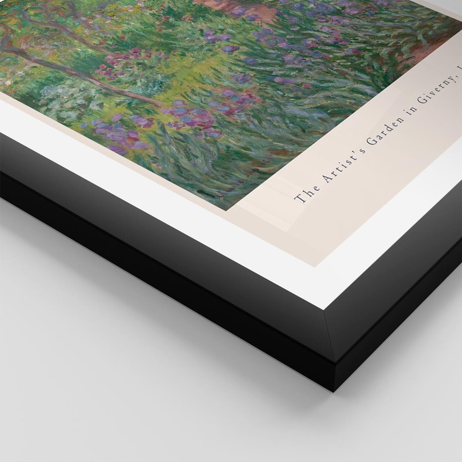 Plakat w ramie 40x50 - Reprodukcja Moneta - Monet, reprodukcja - rama czarna