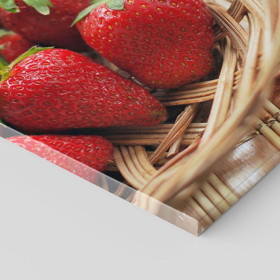 Obraz na płótnie 30x30 - Truskawka Radość Lata - truskawka, owoc