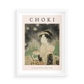 Plakat w ramie 50x70 - Sztuki Choki w Twoim Domu - reprodukcja, rycina - rama biała