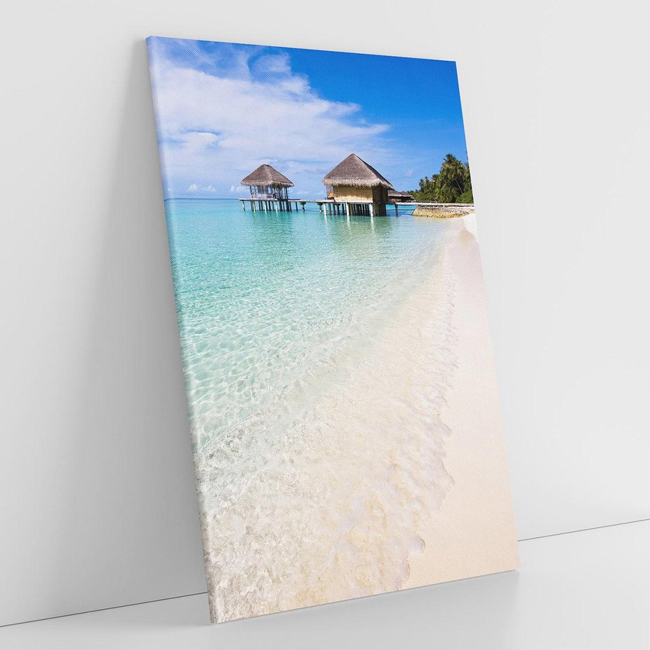 Obraz na płótnie 80x120 - Rajski klimat plaży tropikalnej - plaża, tropiki