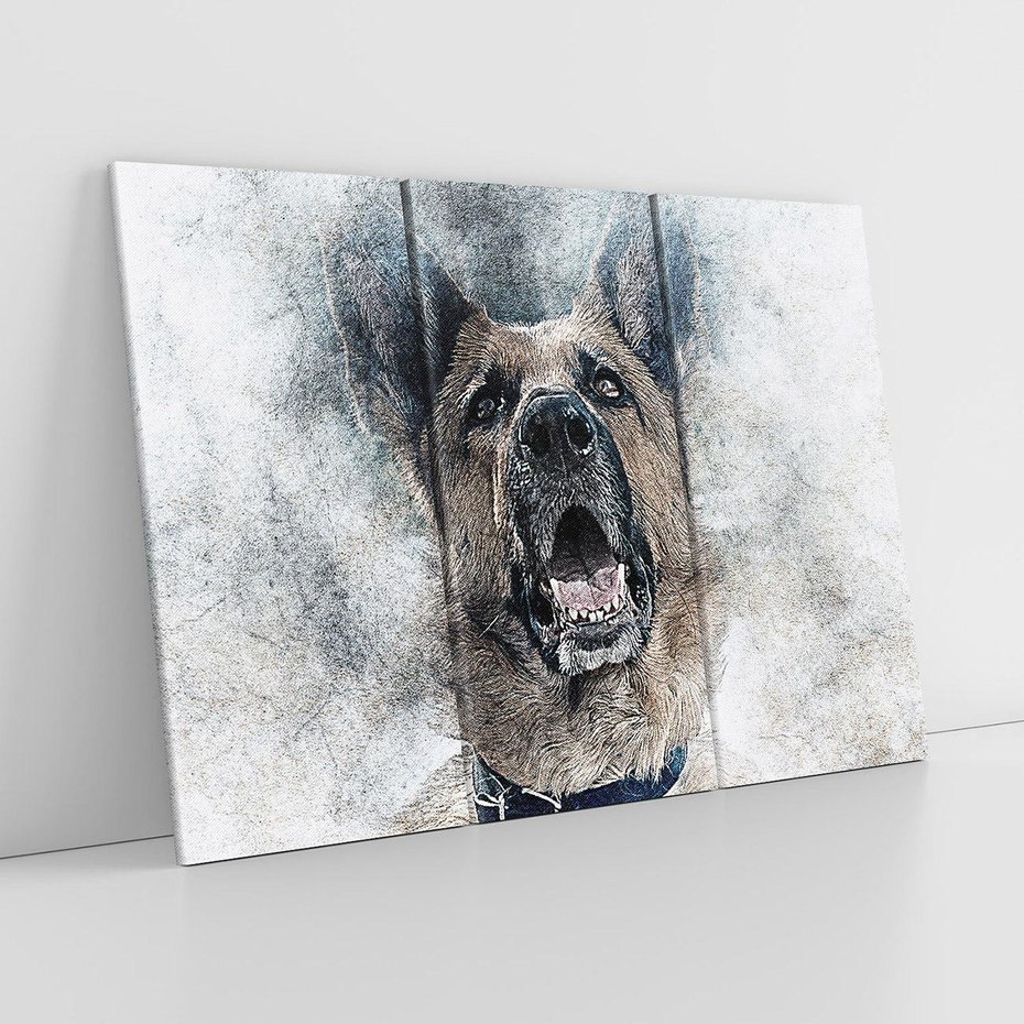 Obraz na płótnie 120x80 - Pies - wierny towarzysz - pies, sztuka