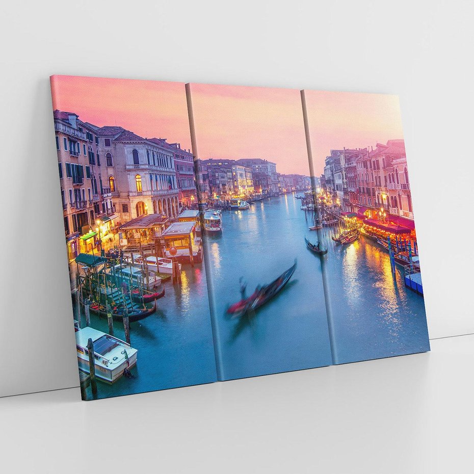 Obraz na płótnie 120x80 - Romantyczna Wenecja we Włoszech - Wenecja, Włochy