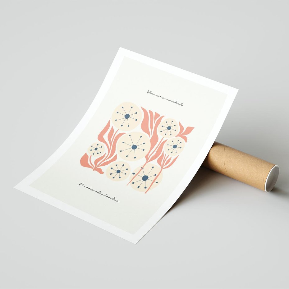 Plakat bez ramy 30x40 - Dmuchawce w Abstrakcji - dmuchawce, abstrakcja