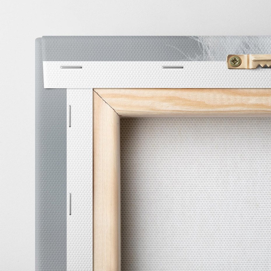 Obraz na płótnie 60x60 - Oko Mocy - czarno białe zdjęcie, zbliżenie makro na oko konia