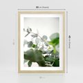Plakat w ramie 30x40 - Zielony Świat Eukaliptusa - eukaliptus, fotografia - rama drewno