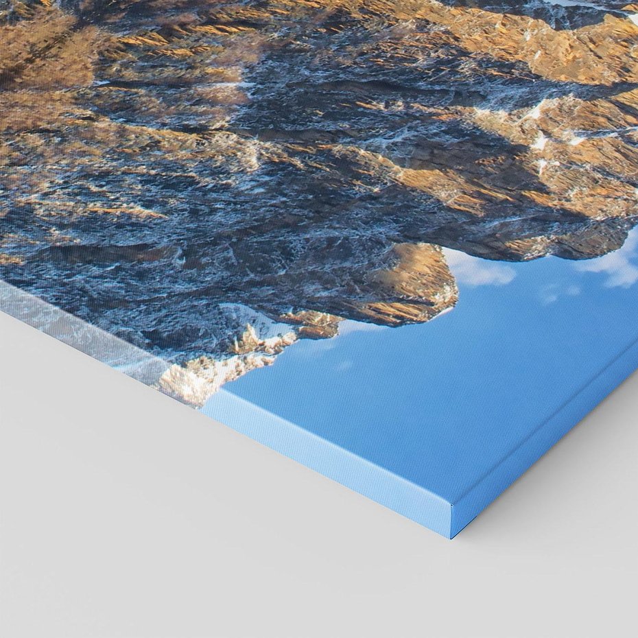 Obraz na płótnie 80x120 - Górskie odbicie jeziora - góry, jezioro