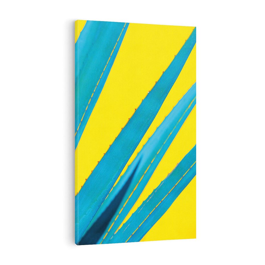 Obraz na płótnie 70x100 - Świeżość Natury - aloes, liście