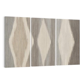 Obraz na płótnie 120x80 - Melancholijny spacer barw - symetryczne, geometryczne