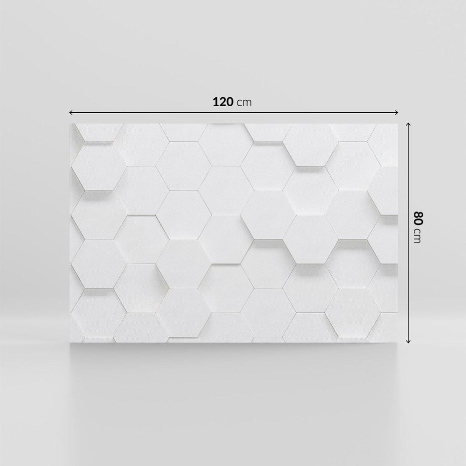 Obraz na płótnie 120x80 - Intrygujący Wymiar - geometria, 3D