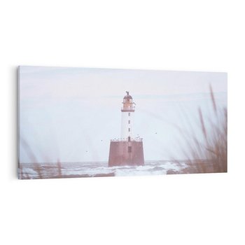 Obraz na płótnie 100x50 - Magiczna Aura - latarnia, mgła