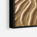 Obraz w ramie 50x70 - Piasek i Nieskończoność - pustynia, piasek - rama czarna
