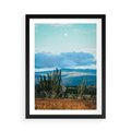 Plakat w ramie 50x70 - Malowniczy Pejzaż - pustynia, pejzaż - rama czarna