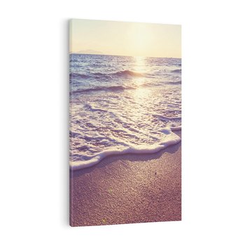 Obraz na płótnie 80x120 - Plaża: błogie chwile nad morzem - plaża, morze