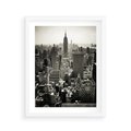 Plakat w ramie 40x50 - Dusza wielkiego miasta - Manhattan, Nowy Jork - rama biała