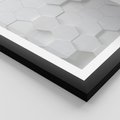 Plakat w ramie 40x50 - Intrygujący Wymiar - geometria, 3D - rama czarna