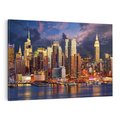 Obraz na płótnie 120x80 - Miasto Nocy - Nowy Jork, miasto