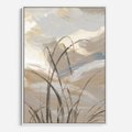 Obraz w ramie 70x100 - Nowoczesne Odbicia - akwarela, obraz - rama biała