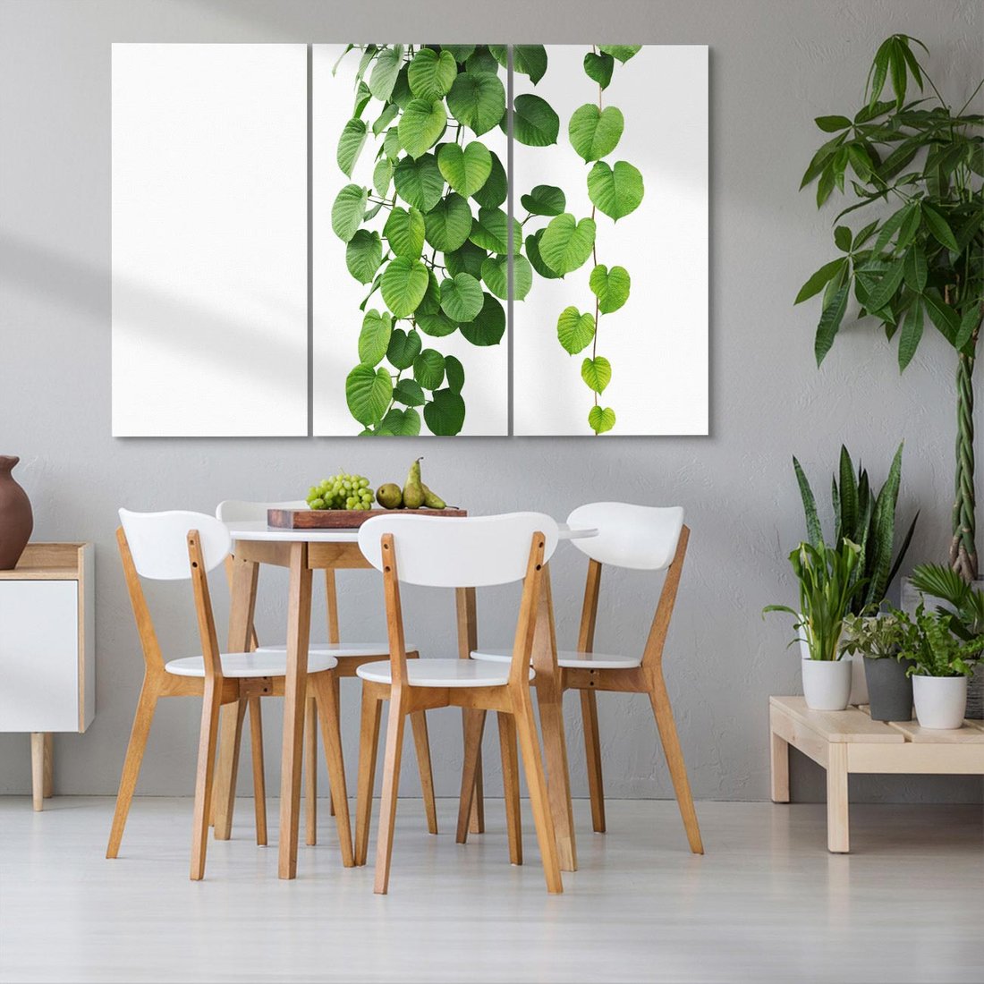 Obraz na płótnie 120x80 - Świeżość Natury - liście, zielone