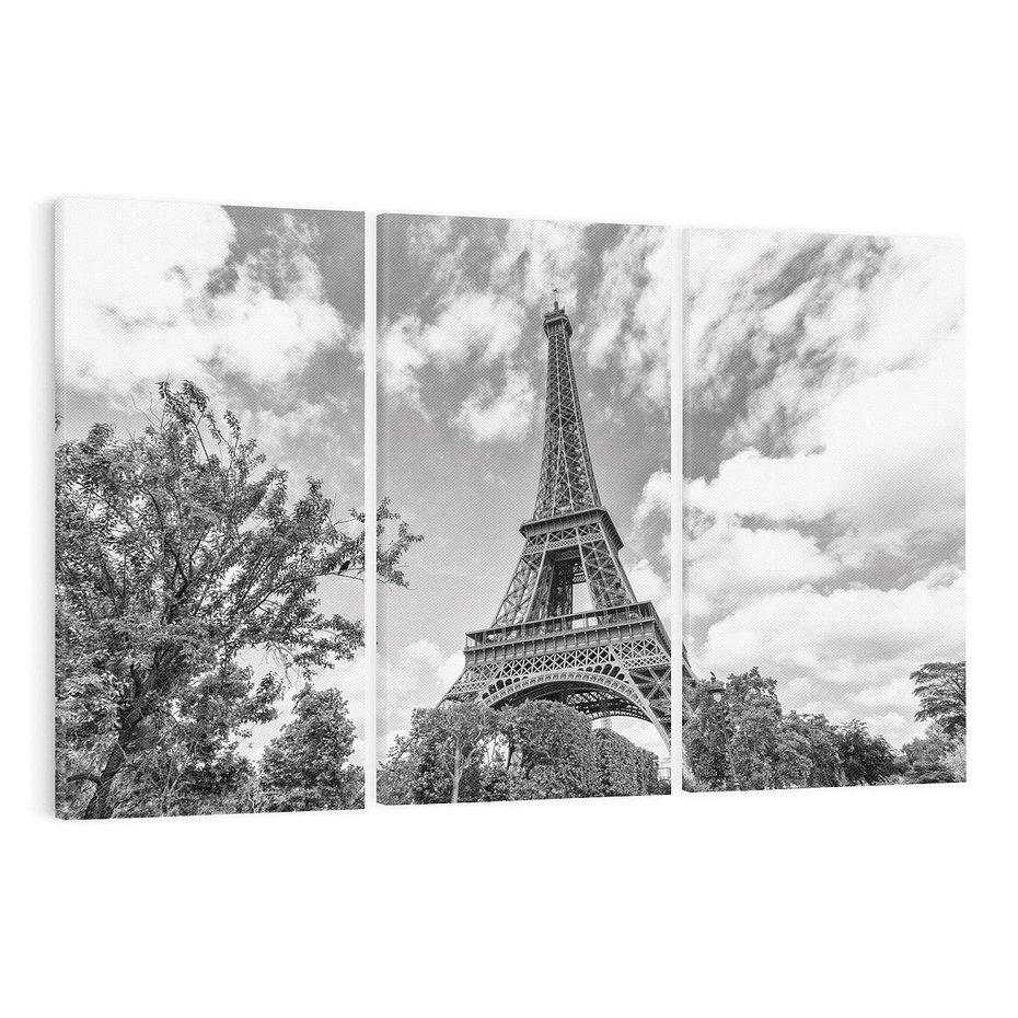 Obraz na płótnie 120x80 - Piękno architektury - Wieża, Eiffla