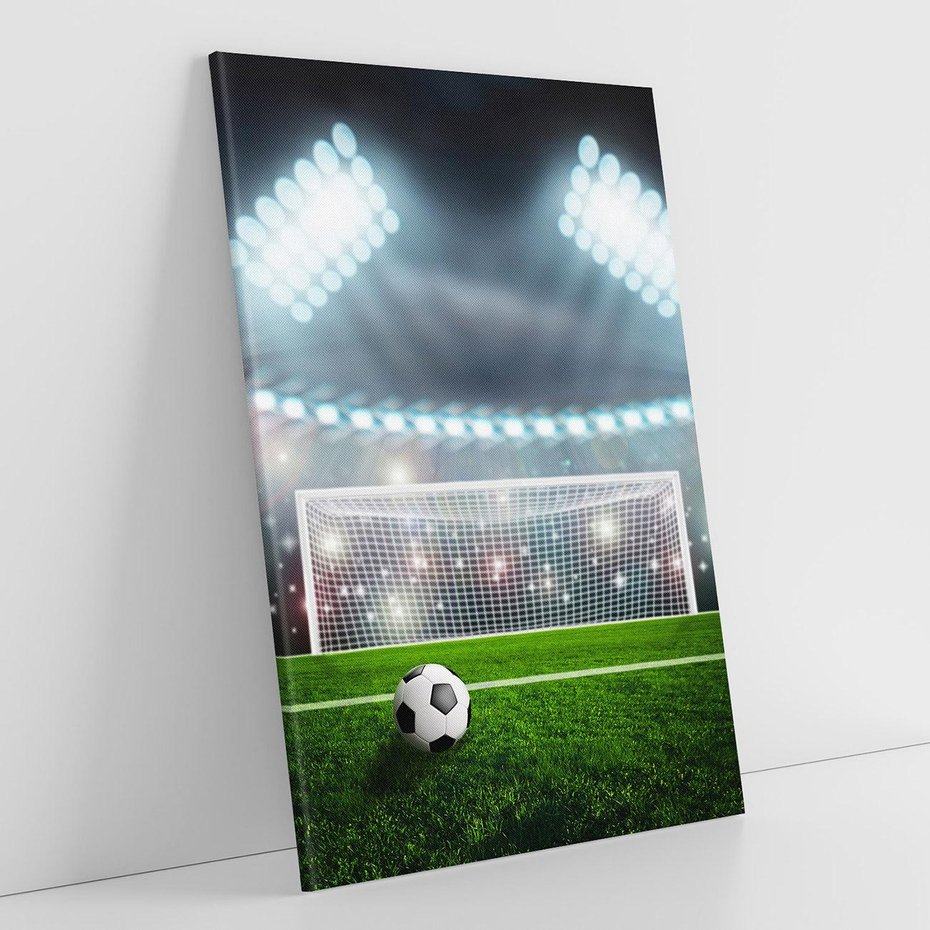 Obraz na płótnie 70x100 - Strzał do bramki - piłka, nożna