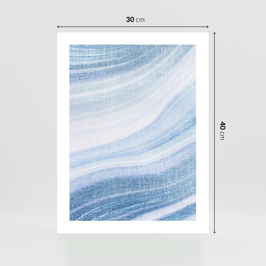 Plakat bez ramy 30x40 - Abstrakcyjna akwarela - abstrakcja, akwarela