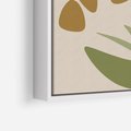 Obraz w ramie 70x100 - Minimalizm z Roślinami - nowoczesny plakat, roślinność - rama biała