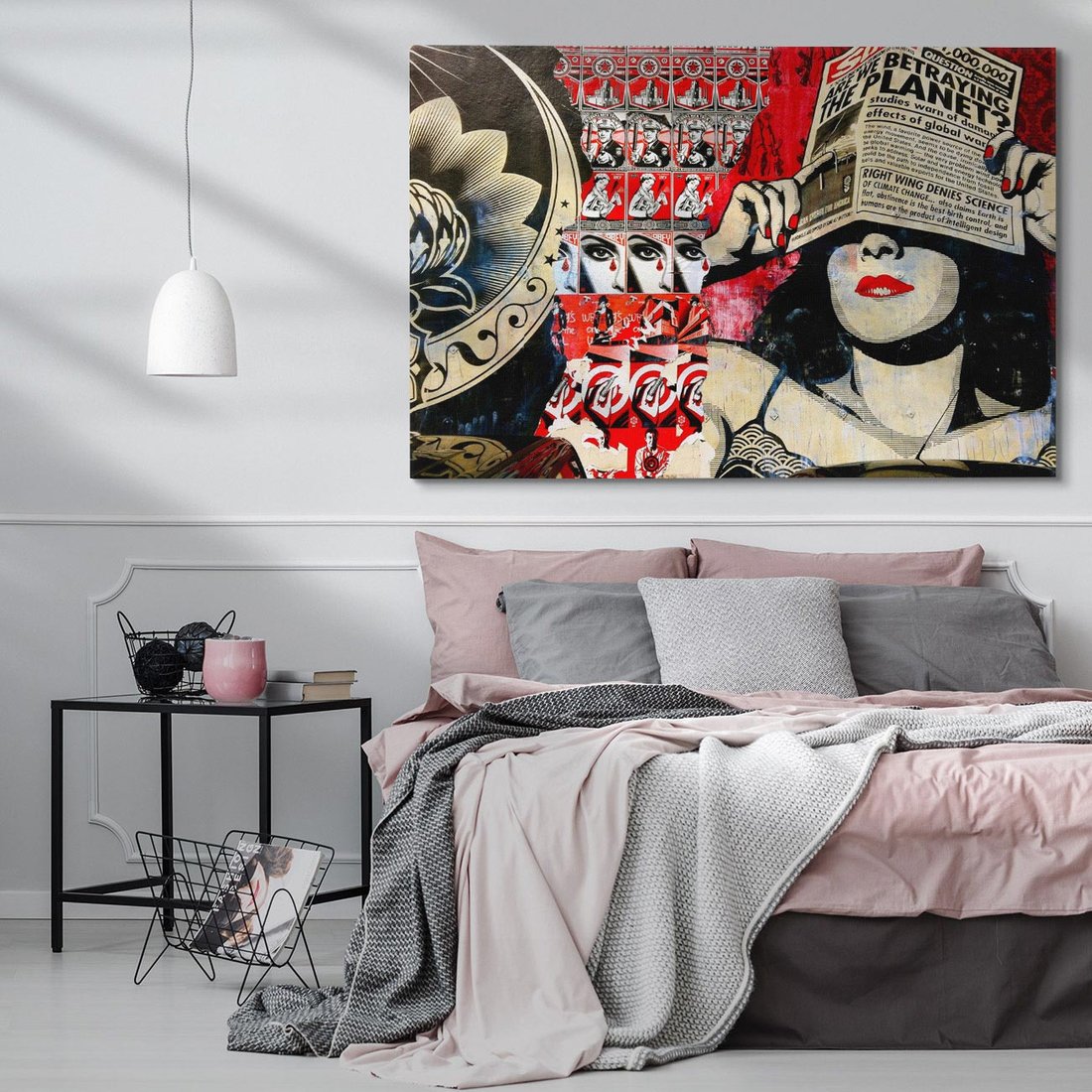 Obraz na płótnie 120x80 - Eksploracja kolorowego graffiti - graffiti