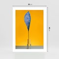 Plakat bez ramy 30x40 - Niebiańskie liście - liść, liście