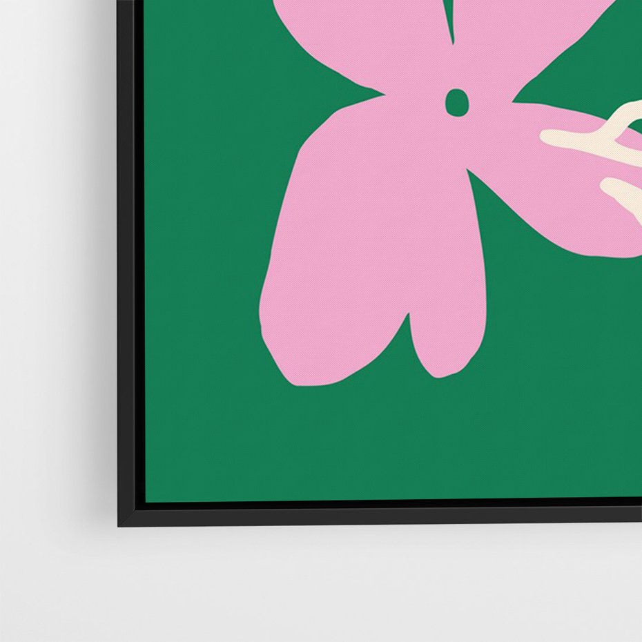 Obraz w ramie 50x70 - Wewnętrzne Fale - abstrakcyjny plakat, boho styl - rama czarna