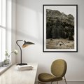 Plakat bez ramy 30x40 - Dom w Odcieniach Natury - domek w górach, góry