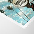 Plakat bez ramy 30x40 - Znaki Palm: Relaksująca Oaza - znak, palmy