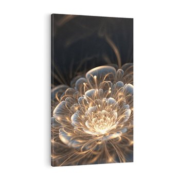 Obraz na płótnie 50x70 - Nowoczesny Kwiat - kwiat, nowoczesny