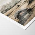 Plakat bez ramy 30x40 - Klasyczny Urok Górskich Domków - domki, w górach