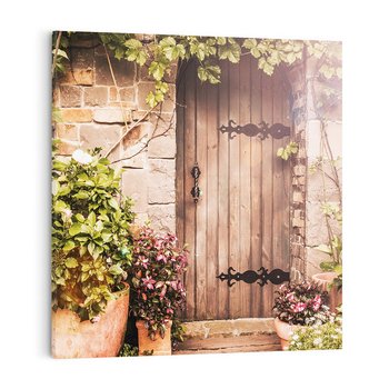 Obraz na płótnie 70x70 - Wyjątkowy Klimat - drzwi, stare