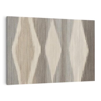 Obraz na płótnie 120x80 - Melancholijny spacer barw - symetryczne, geometryczne