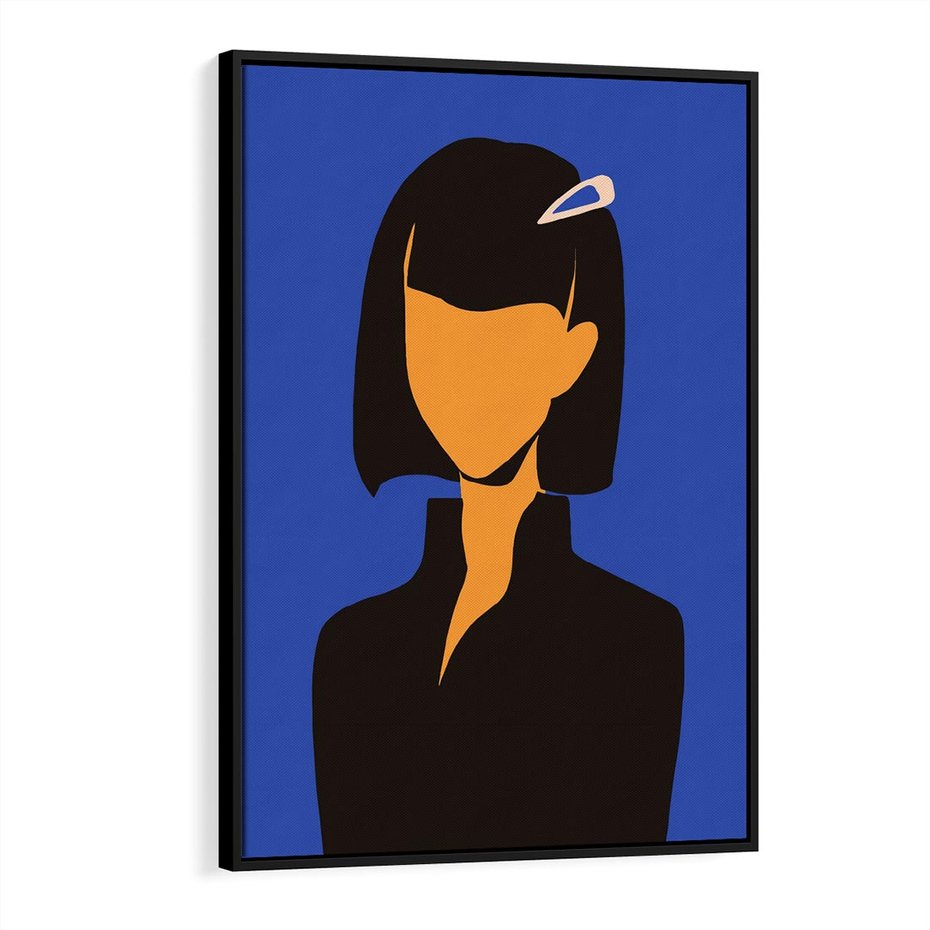 Obraz w ramie 70x100 - Energetyczne Zestawienie - sztuka nowoczesna, plakat - rama czarna