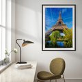 Plakat bez ramy 30x40 - Wieża Eiffla w Paryżu - Eiffla, Paryż