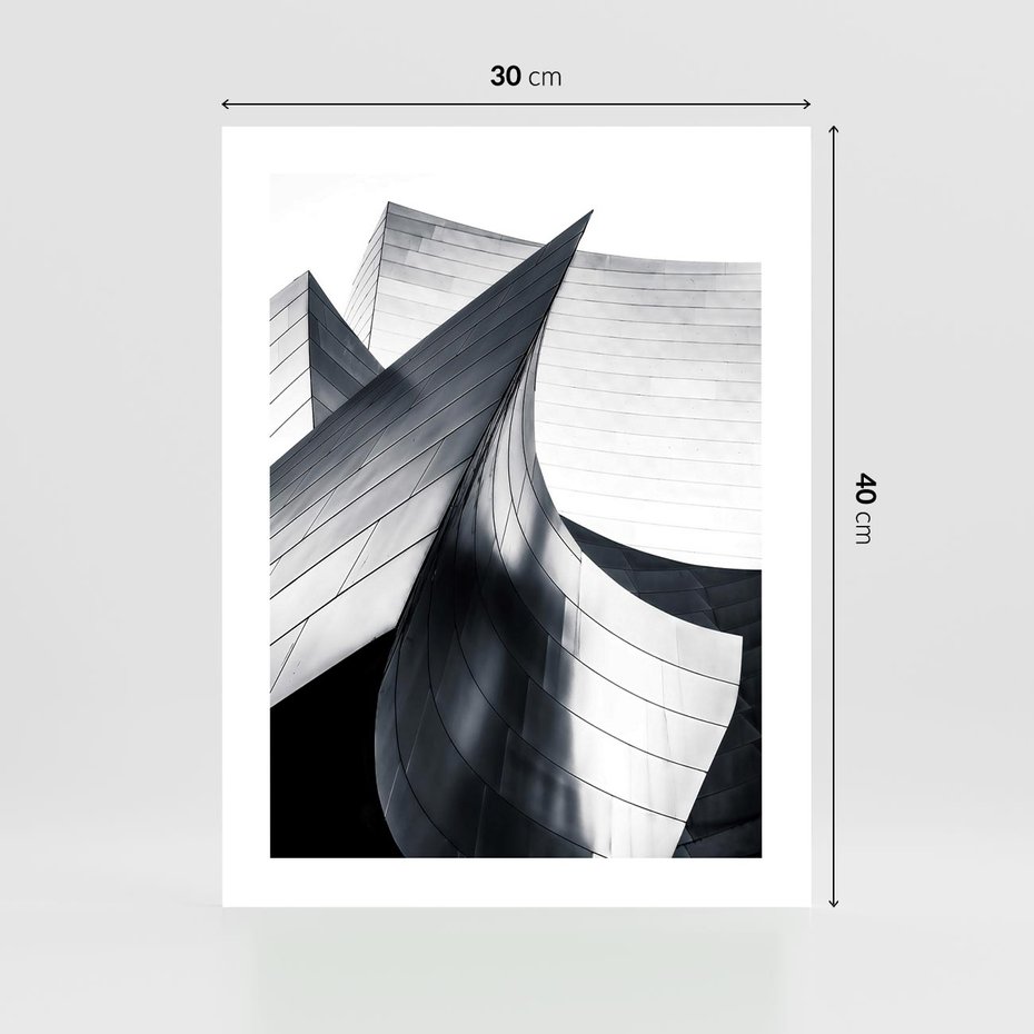 Plakat bez ramy 30x40 - Miasto Współczesności - architektura, nowoczesne budynki