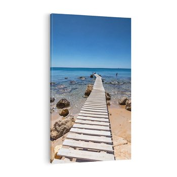 Obraz na płótnie 80x120 - Oaza spokoju - plaża, morze