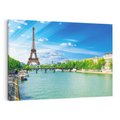 Obraz na płótnie 70x50 - Romantyczne spotkanie - Paryż, Wieża