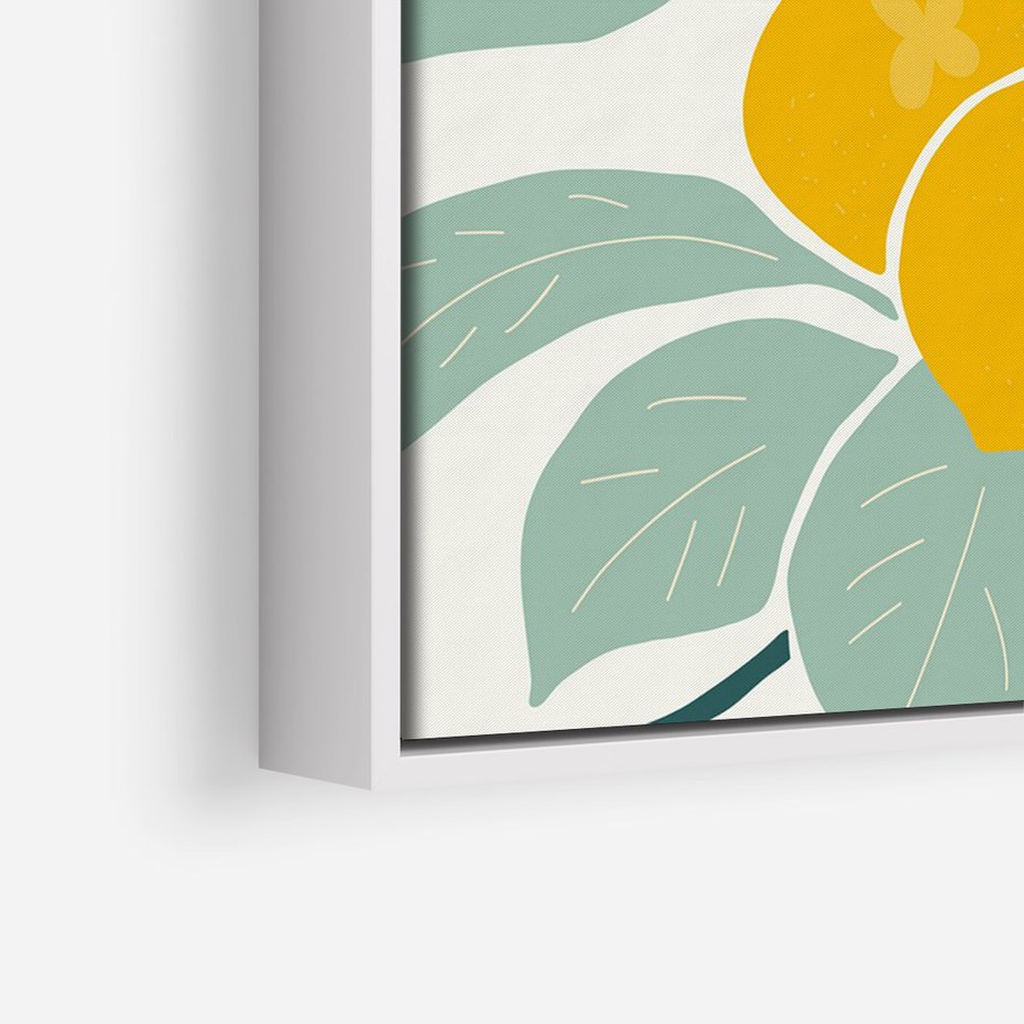 Obraz w ramie 70x100 - Wewnętrzna Melodia - plakat, nowoczesna sztuka - rama biała