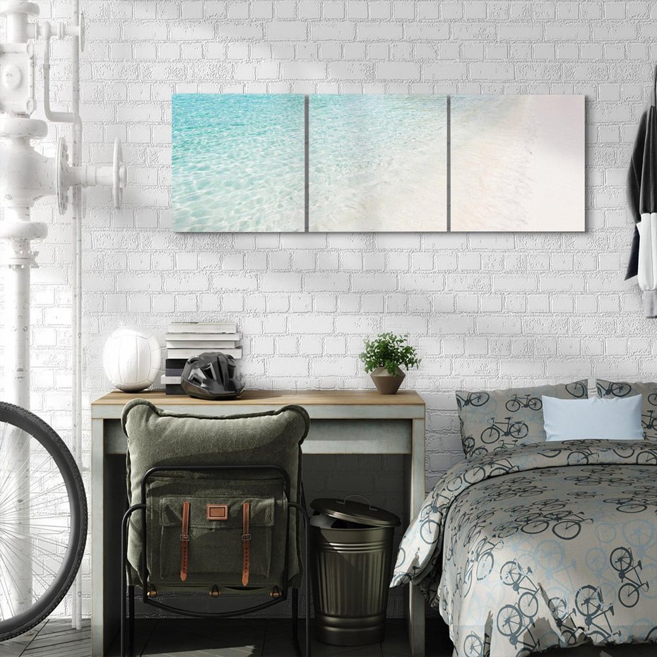 Obraz na płótnie 150x50 - Rajski klimat plaży tropikalnej - plaża, tropiki