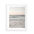 Plakat w ramie 40x50 - Krajobraz Morza i Fal - morze, fale - rama biała