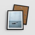 Plakat w ramie 40x50 - Rybacki Urok - morze, kutry rybackie - rama czarna