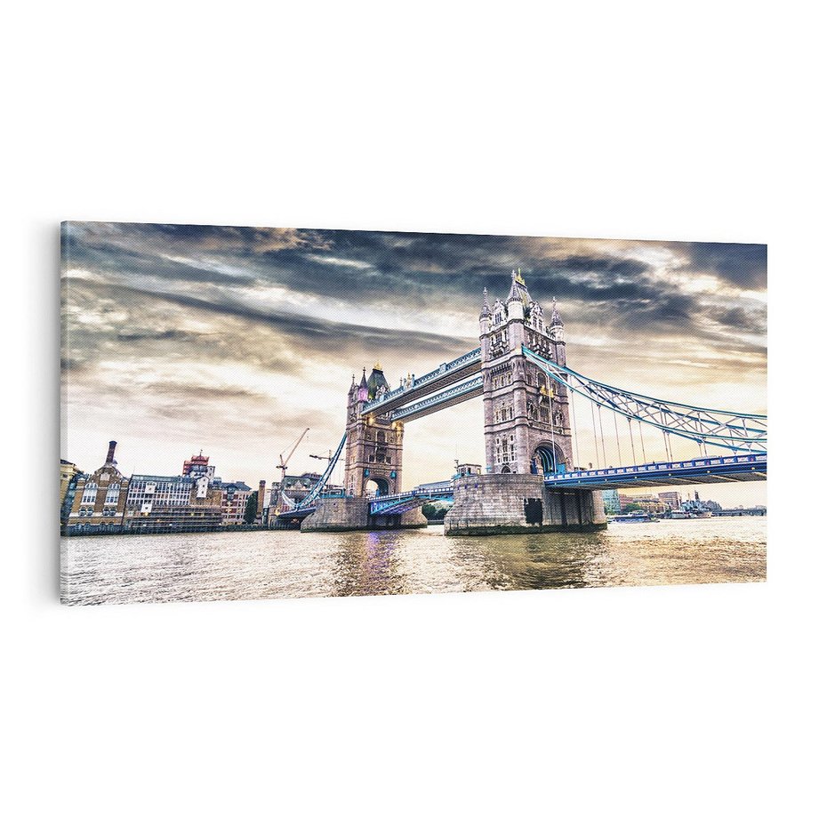 Obraz na płótnie 100x50 - Ikona Londynu - Londyn, most