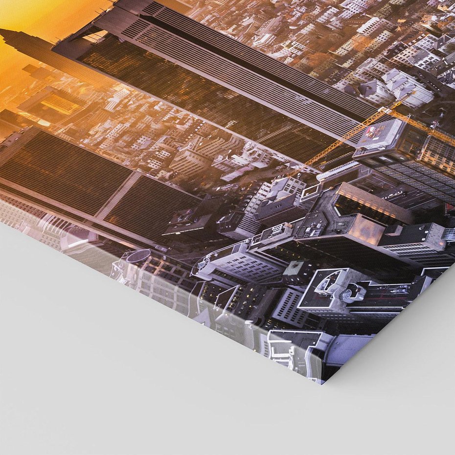 Obraz na płótnie 30x30 - Magiczny Frankfurt - miasto kontrastów - Frankfurt, Niemcy