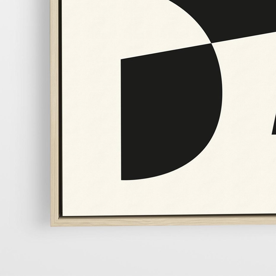 Obraz w ramie 50x50 - Rozświetlony Cień - abstrakcyjna sztuka, geometria - rama drewno