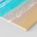 Obraz na płótnie 70x100 - Idylliczna plaża nad morzem - plaża, morze