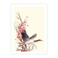 Plakat bez ramy 50x70 - Szept Japonii - japońska sztuka, ptak