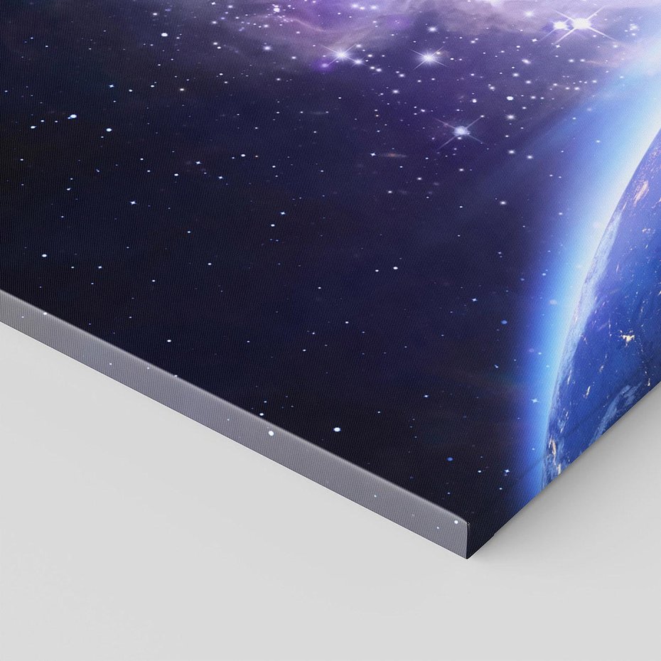 Obraz na płótnie 120x60 - Podróż w kosmiczną przestrzeń - kosmos, ziemia